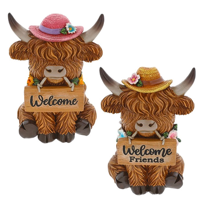 Garden Bloom Coo with Welcome Signs Ornament