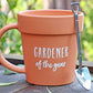 Boxed Mug Gardener of the year with shovel shaped spoon