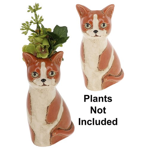 Village Pottery Vase - ginger Tom Top Cat