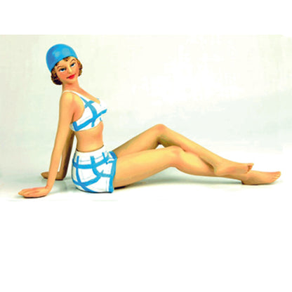 Beach Glamour Girls.  Small 10cm