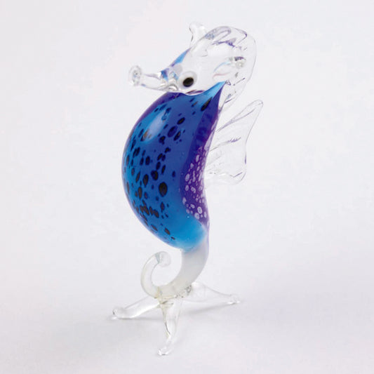 Miniature Glass Seahorse 8cm