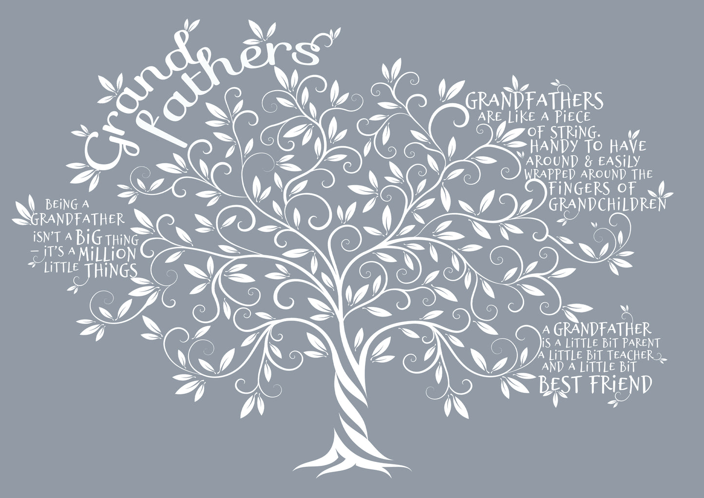 Tree of Life print - Best Grandfather