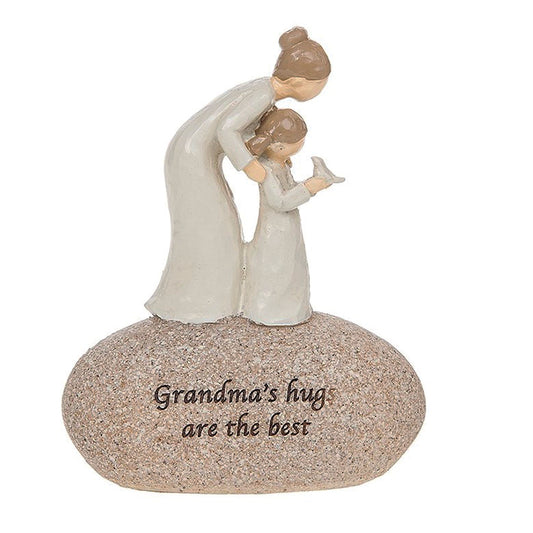 Sentiment Stones - GRANDMA'S hugs are the best