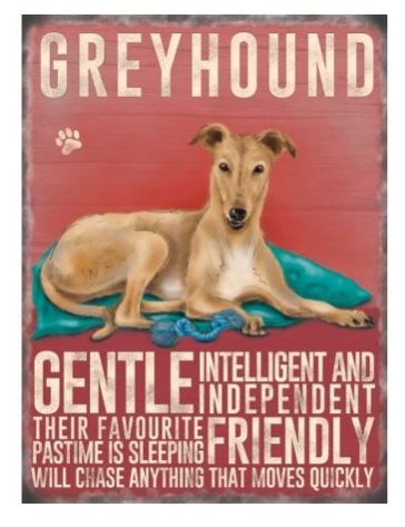 Large metal sign - Greyhound