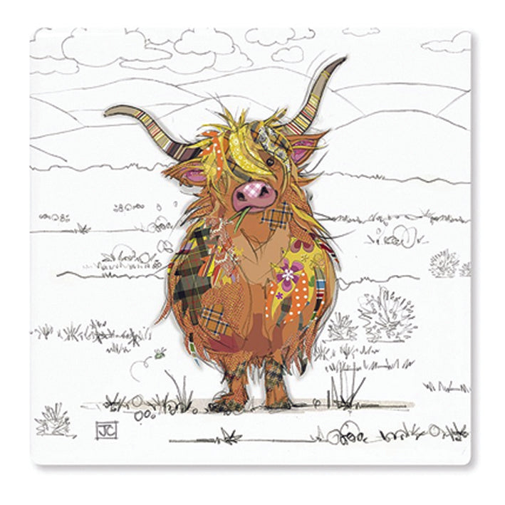 Coaster - Hamish the Highland Cow