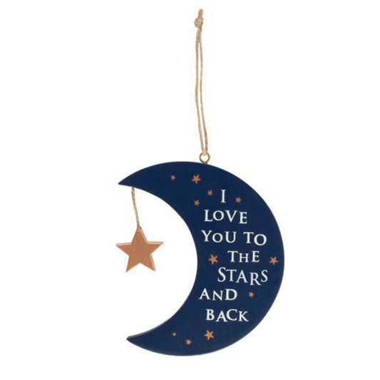 Hanging moon.  I love you to the stars and back