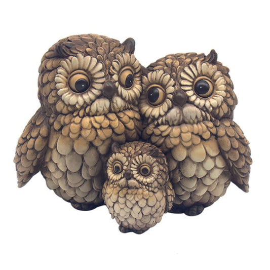 Hoo Hoo Hooters Simply Owl Couple with Baby