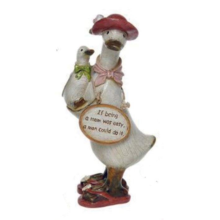 Duck Ornaments with Mum messages