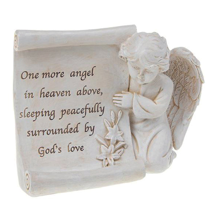 In Memory Kneeling Cherub