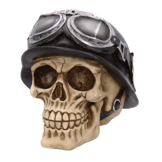 Skull With Helmet and Iron Cross