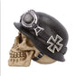 Skull With Helmet and Iron Cross