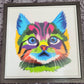 Framed Print.  Bright and Beautiful Kitten