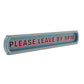 Wooden Hanging Sign -Please Leave By 9pm