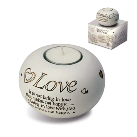 Sentiment tealight.  Love