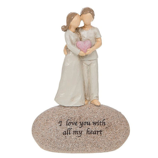 Sentiment Stones - I LOVE YOU with all my heart
