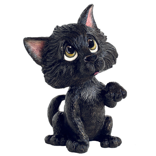 Little Paws Cat Ornament - Lucky the Black Cat