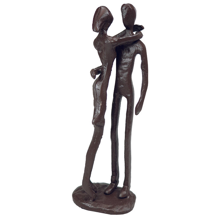 Metal Couple Hugging ornament