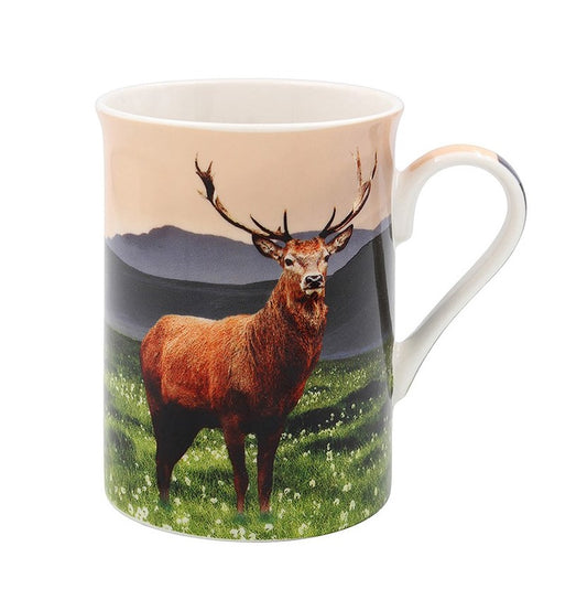 Boxed Mug with Monarch Stag