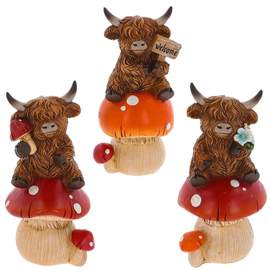 Moo-shroom Coo on Toadstools