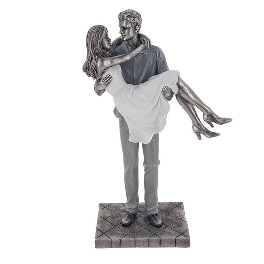 Moonlight Couple Ornament.  Carrying Girl