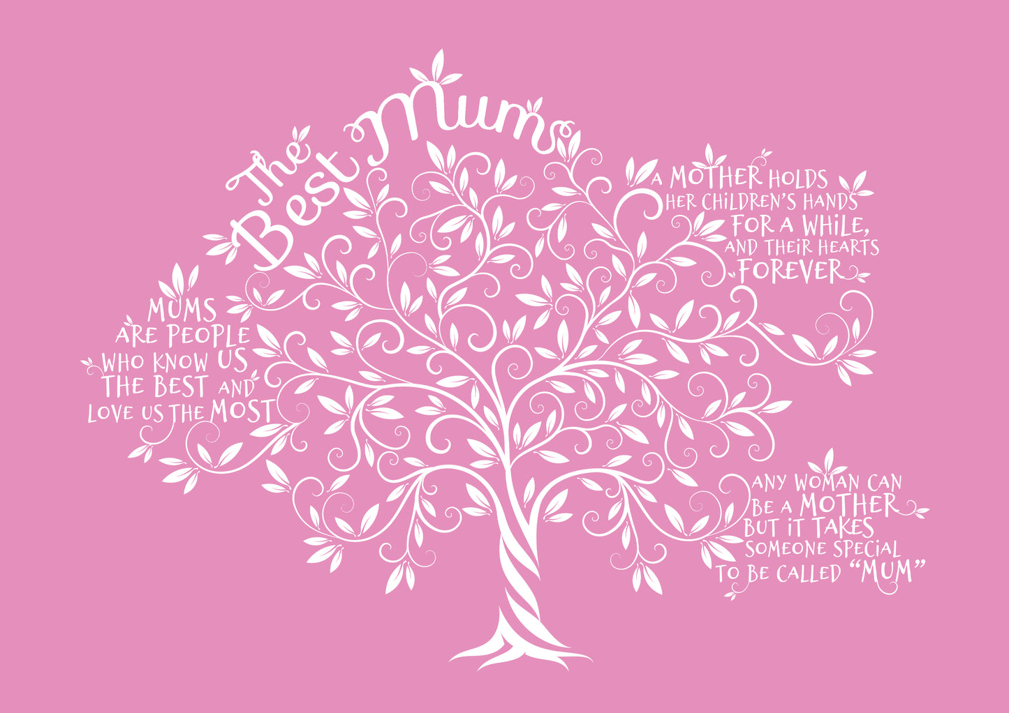 Framed Print.  Tree of Life - Best Mum