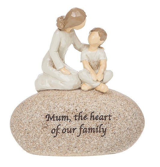 Sentiment Stones - MUM the heart of our family