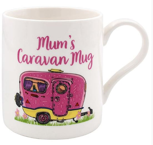 Mum's Caravan boxed mug