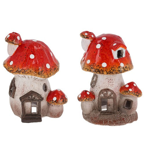 Small Pottery Toadstool Tealight Holders