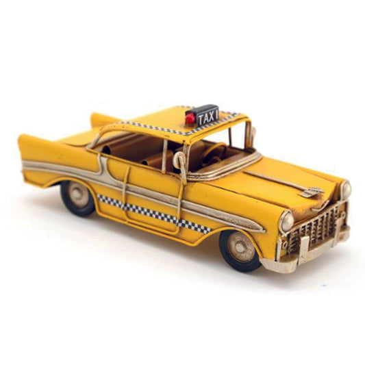 New York Yellow Taxi Tin Ornament