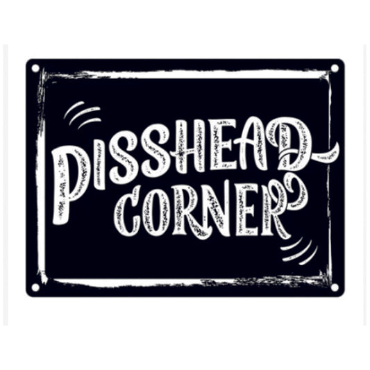 Large metal sign - P'Head Corner