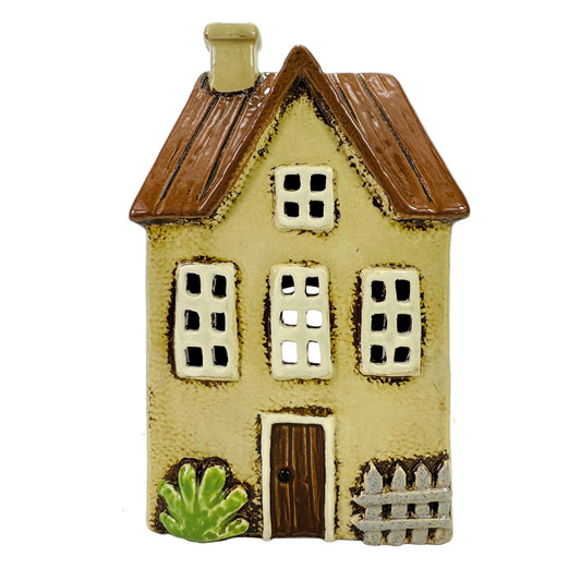 Picket Fence Cottage Tealight Holder