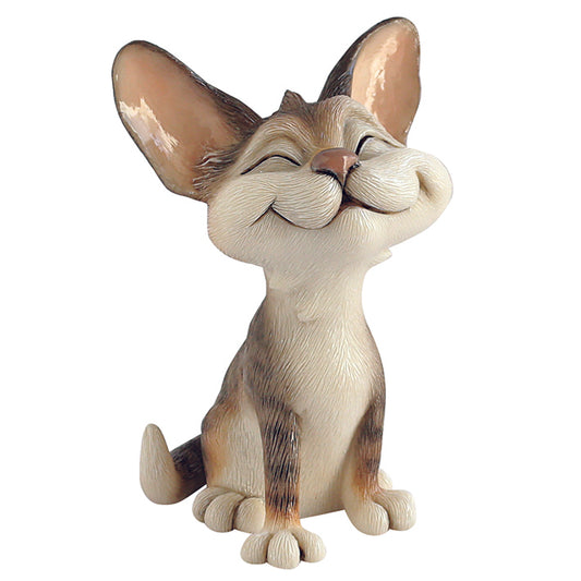 Little Paws Cat Ornament - Purdy the brown Cat