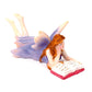 Fairy Laying Reading Ornament