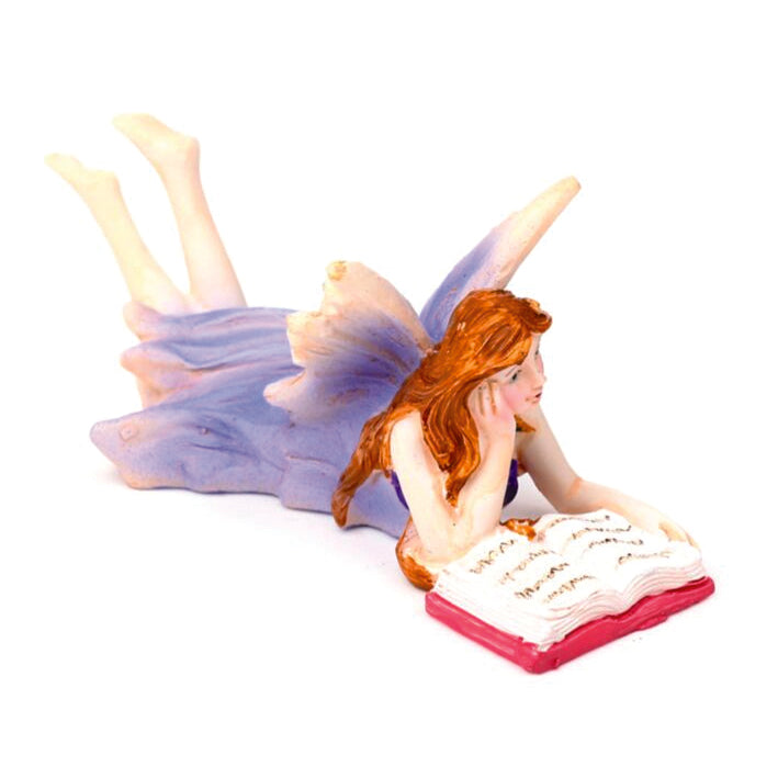 Fairy Laying Reading Ornament