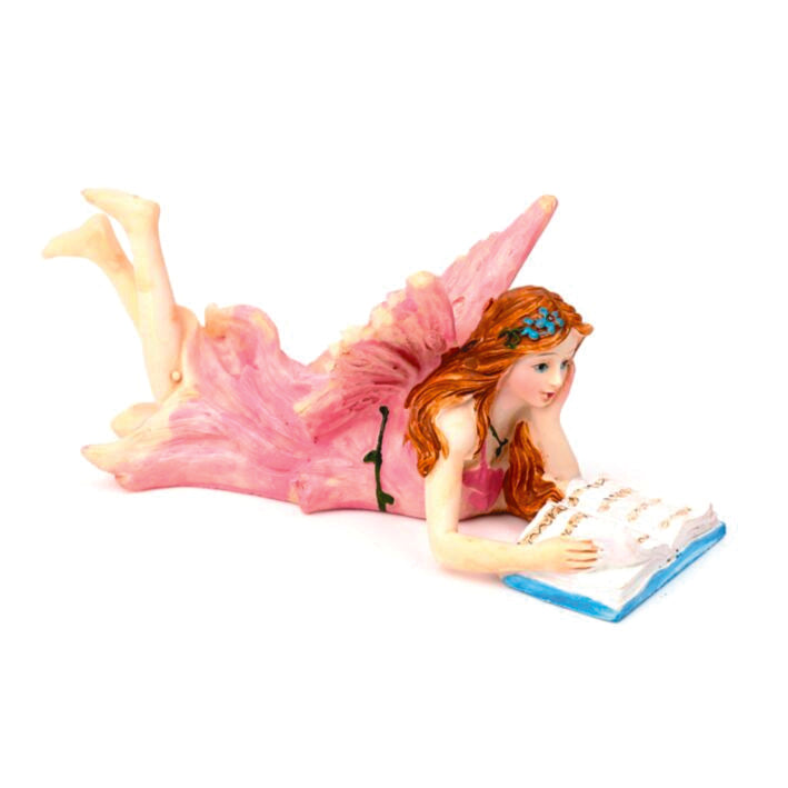 Fairy Laying Reading Ornament