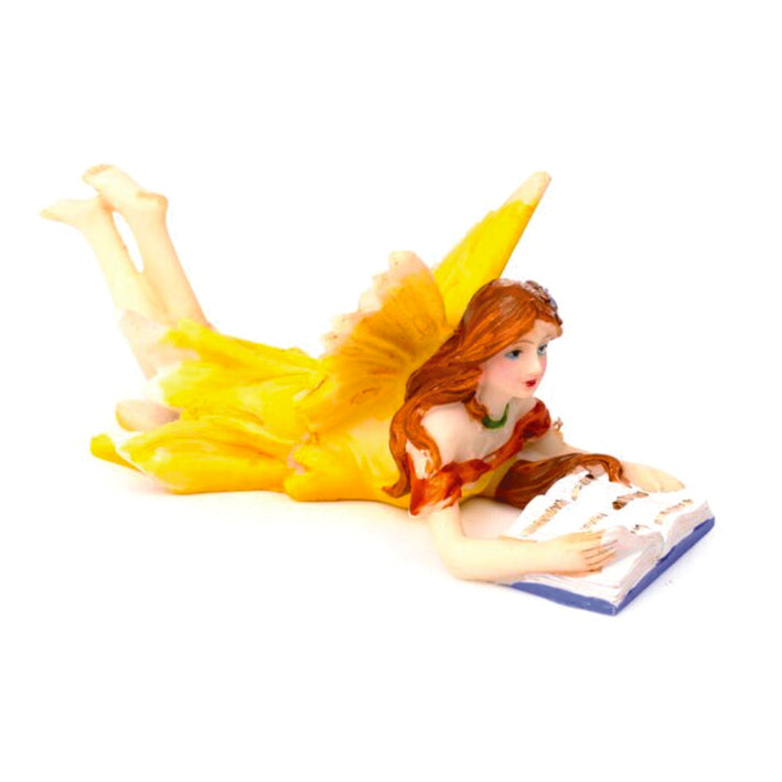 Fairy Laying Reading Ornament