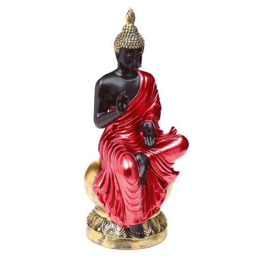 Buddha Ornamanet, Red, Sitting