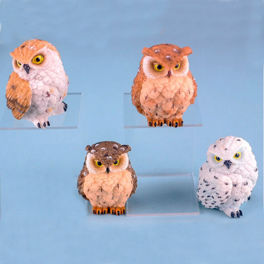 Ruffled Feather Owls 6cm