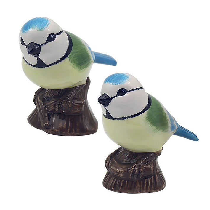 Ceramic Blue Tits Salt and Pepper Set