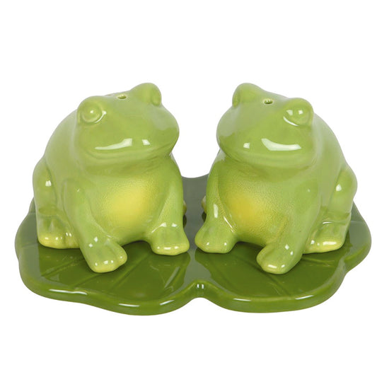 Ceramic Salt and Pepper Set - Frogs