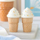 Ceramic Salt and Pepper Set - Ice Cream Cones