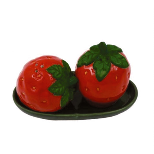 Ceramic Salt and Pepper Strawberries