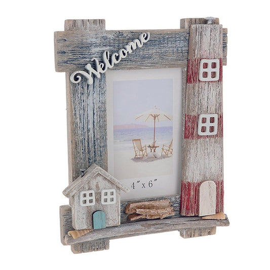Photo Frame.  Sandy Bay Range. Beach Themed 4 x 6" photo