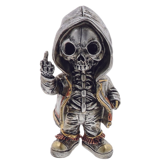 Steampunk Skelly in Hoodie Ornament