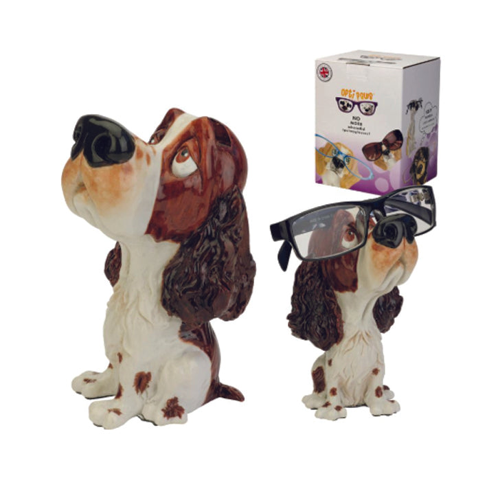 Little Paws Dog Ornament - Opti-Paws Springer Spaniel, Liver and White