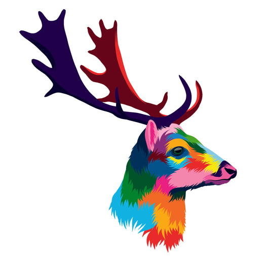 Bright and Beautiful Stag
