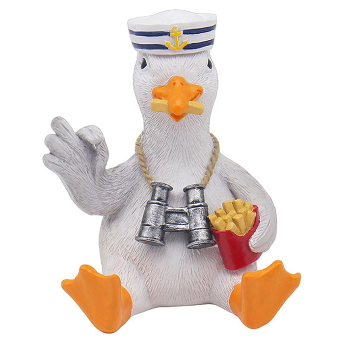 Steven Seagull with Chips Ornament
