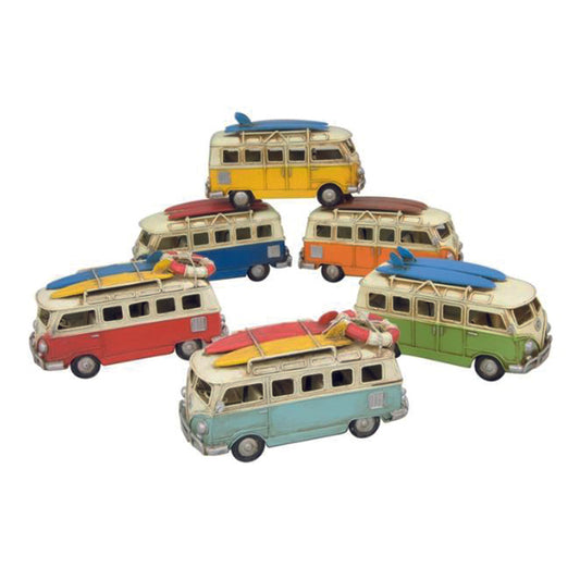 Colourful Tin Campervan Ornament