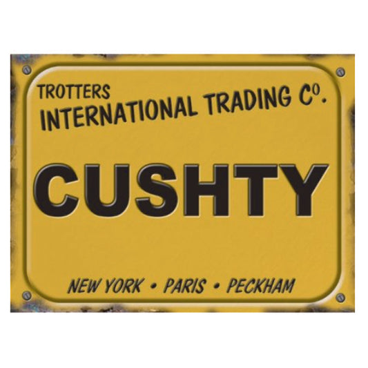 Large Metal Sign - Cushty