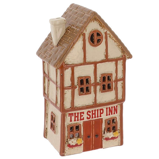 Village Pottery The Ship Inn Tealight Holder